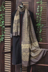 gajji ajrakh dupatta - kashish & gold dust