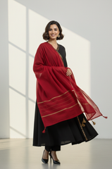 Golden Eclipse Tie-Up Cotton Angrakha Kurta