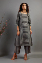 Co-ord Set Earthbound Panelled Kurta & Pants