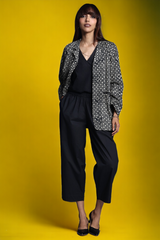 blazer - shadow speckle & charcoal pixels