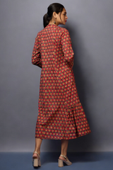 front zipper ruffle dress with pockets - Cherry Fields & Sunlit Blooms