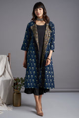 front lapel jacket - mighty ocean & divine tuberoses
