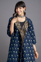 front lapel jacket - mighty ocean & divine tuberoses