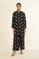 Ebony Tree Short Tunic with Sleeves