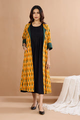 Emerald Silk Sunlit Reversible Choga (only jacket)