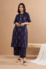Amethyst Blend Round Neck Kurta