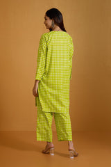 Co-ord Set Leisure Citrus Check Harmony (set of 2)