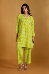 Co-ord Set Leisure Citrus Check Harmony (set of 2)