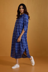 Bold Horizon Long Shirt Dress