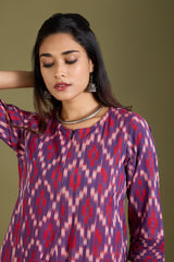 Crimson Amethyst Jumpsuit with Pockets