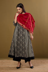 Long Sufi Anarkali Moonlight on Ink
