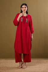 Co-ord Set Sangria Mood & Luxe Threads (Set of 2)