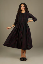 Ember Noir Cascade Infinity Pintuck Dress