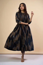 Ashen Loom Infinity Pintuck Dress