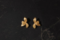 jewelry - berserk - gold plated floral studs