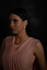 jewelry - berserk - gold plated trillium studs