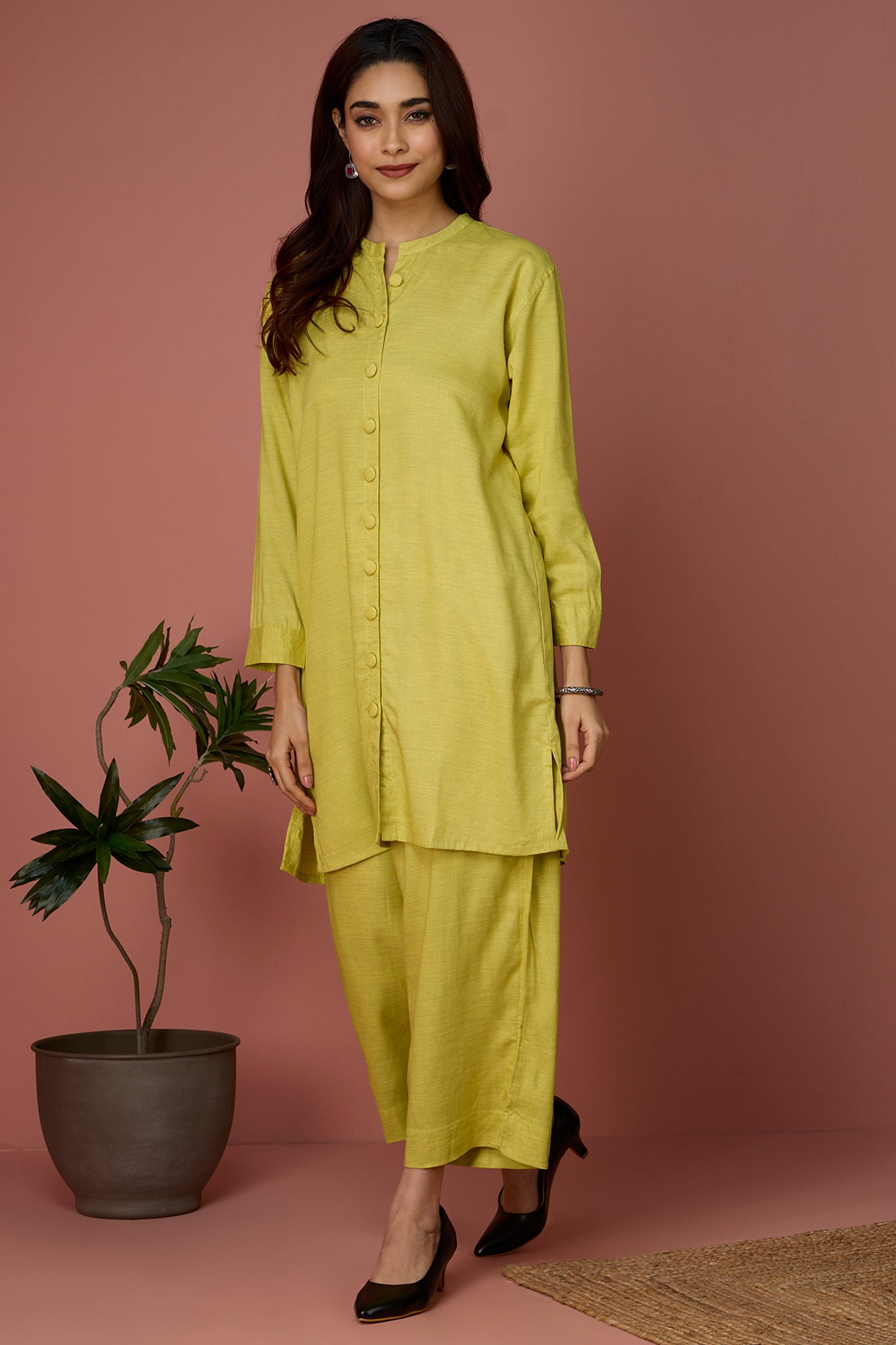 co-ord set - tunic & pant - Sunburst Citrine & Glow Delight