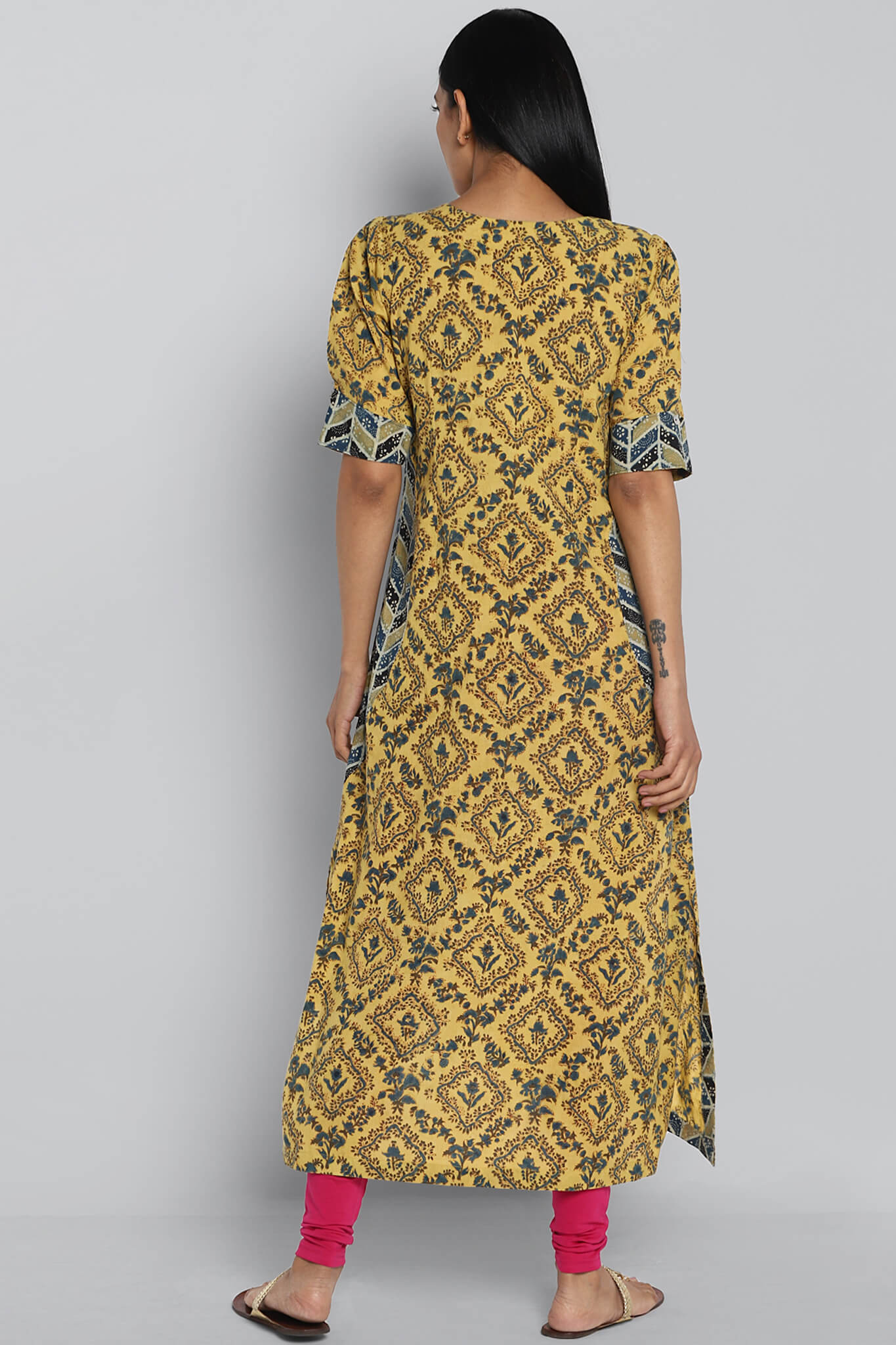 Half Moon Kurta - Summer & Cool Blue