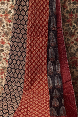 handcrafted mashroo single quilt with filler - ebony & asopalav