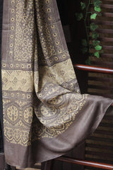 gajji ajrakh dupatta - kashish & gold dust