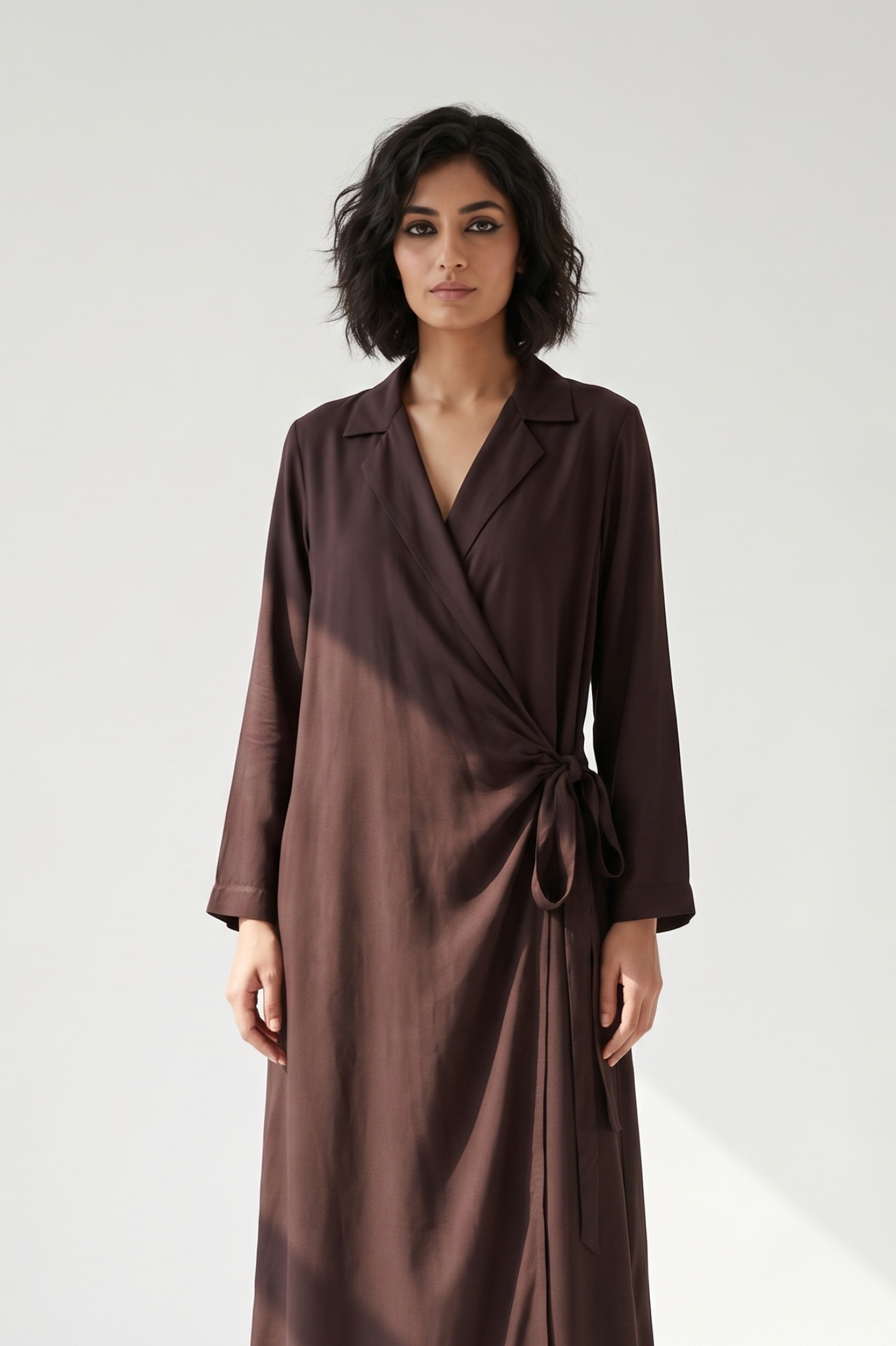 Cocoa Soft Modal Trench Belt Dress