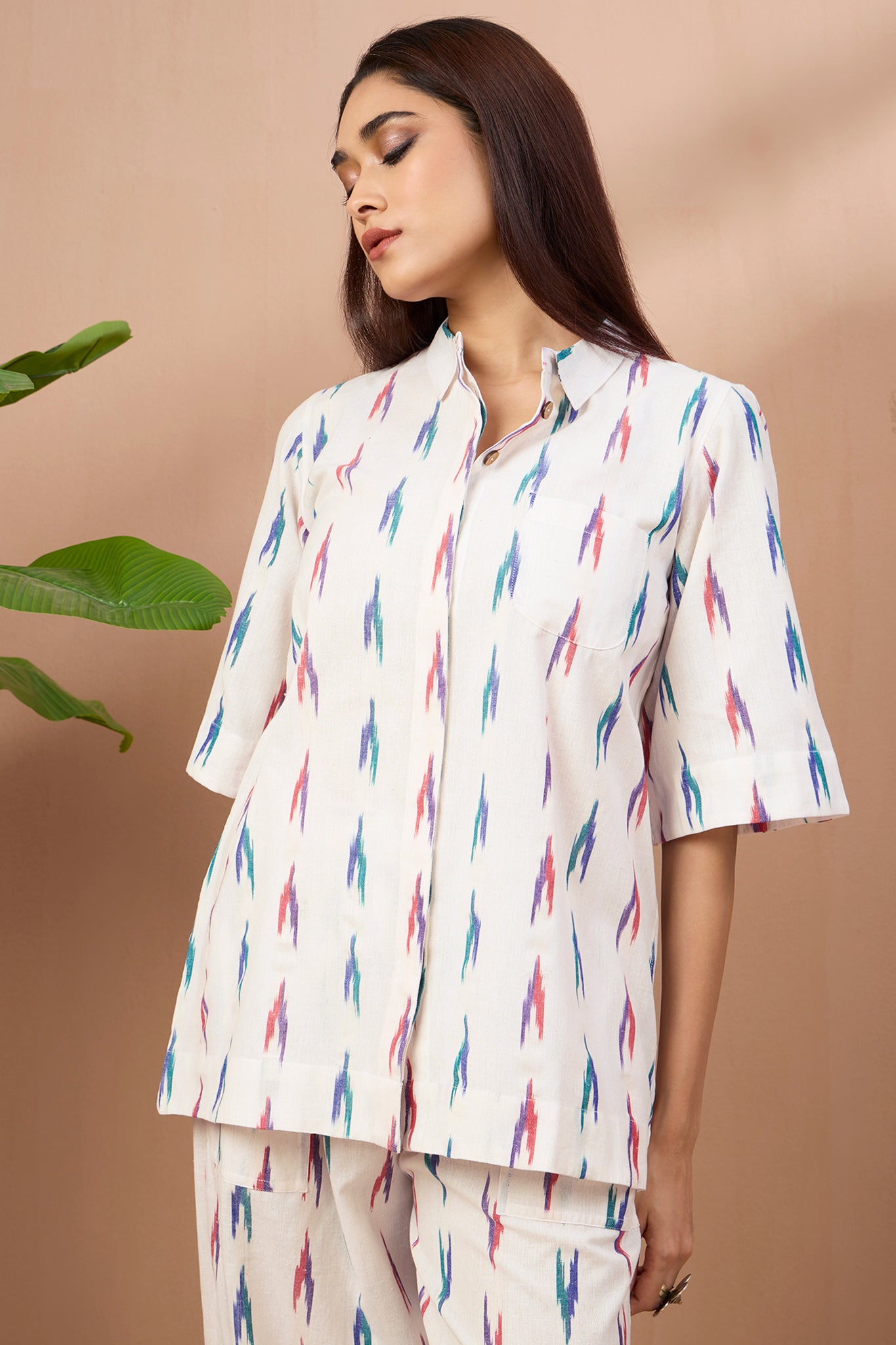Frosted Sprinkles Cotton Resort Shirt (only shirt)