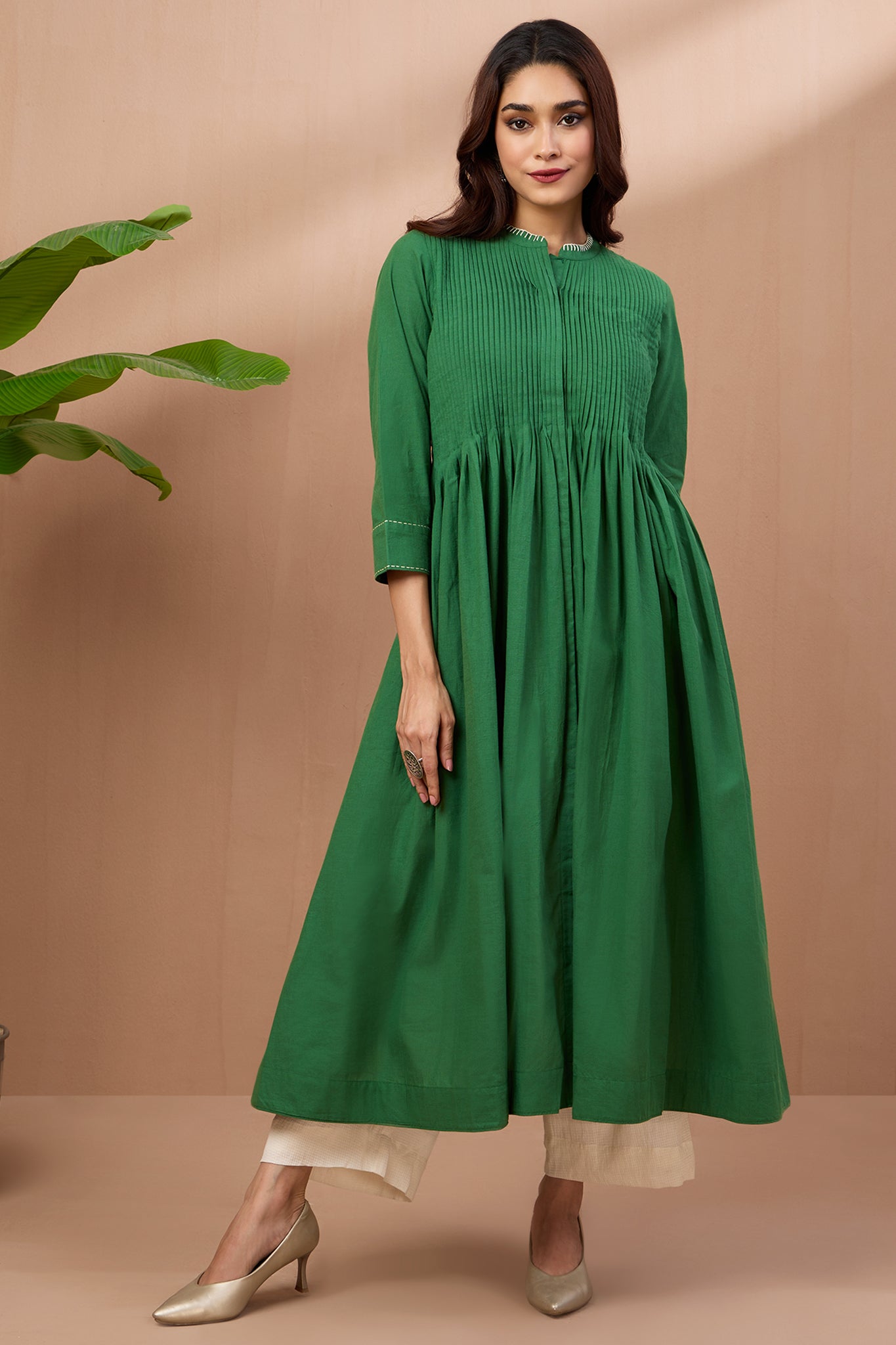 infinity pintuck dress - pine haven
