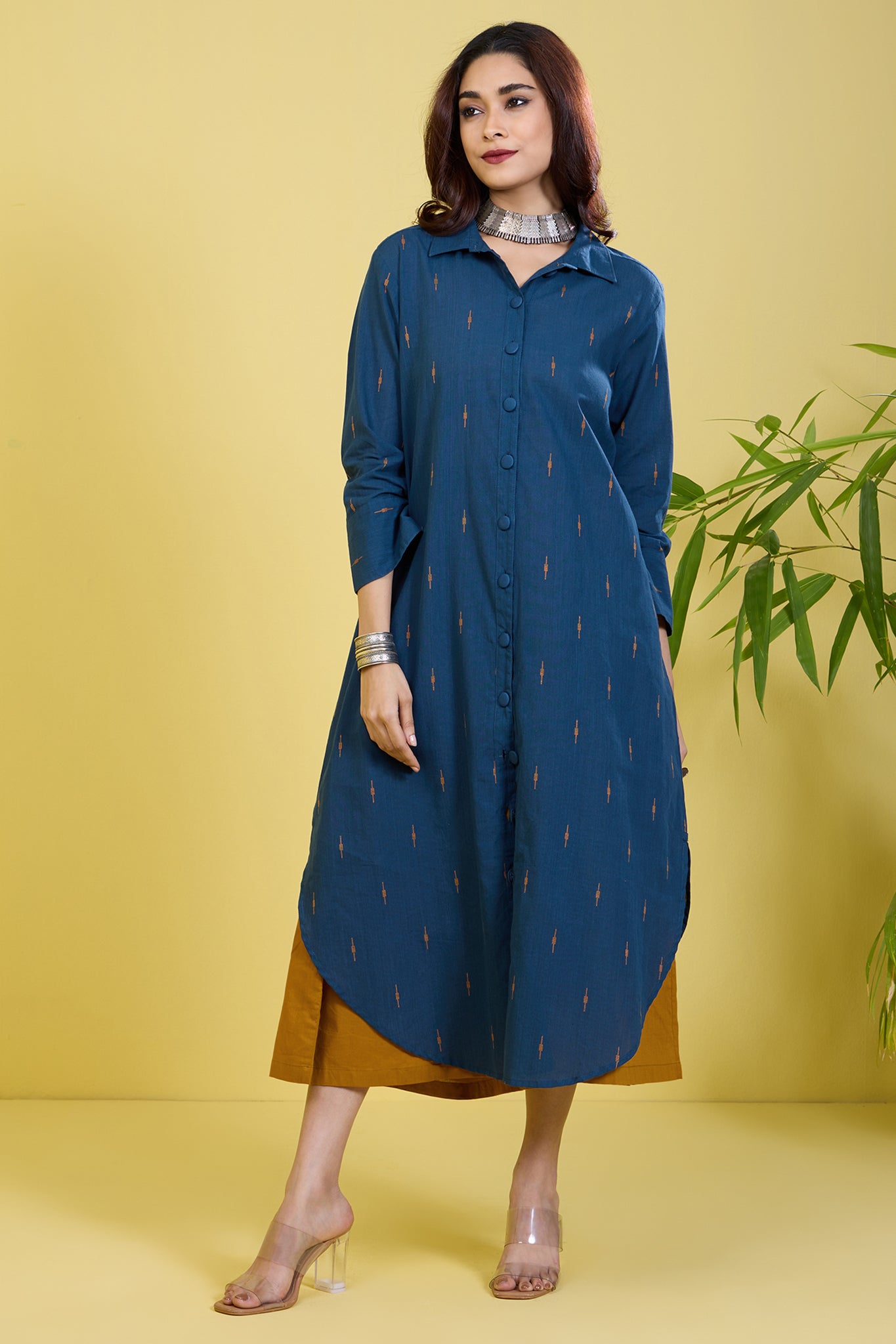long shirt dress azure sunshine