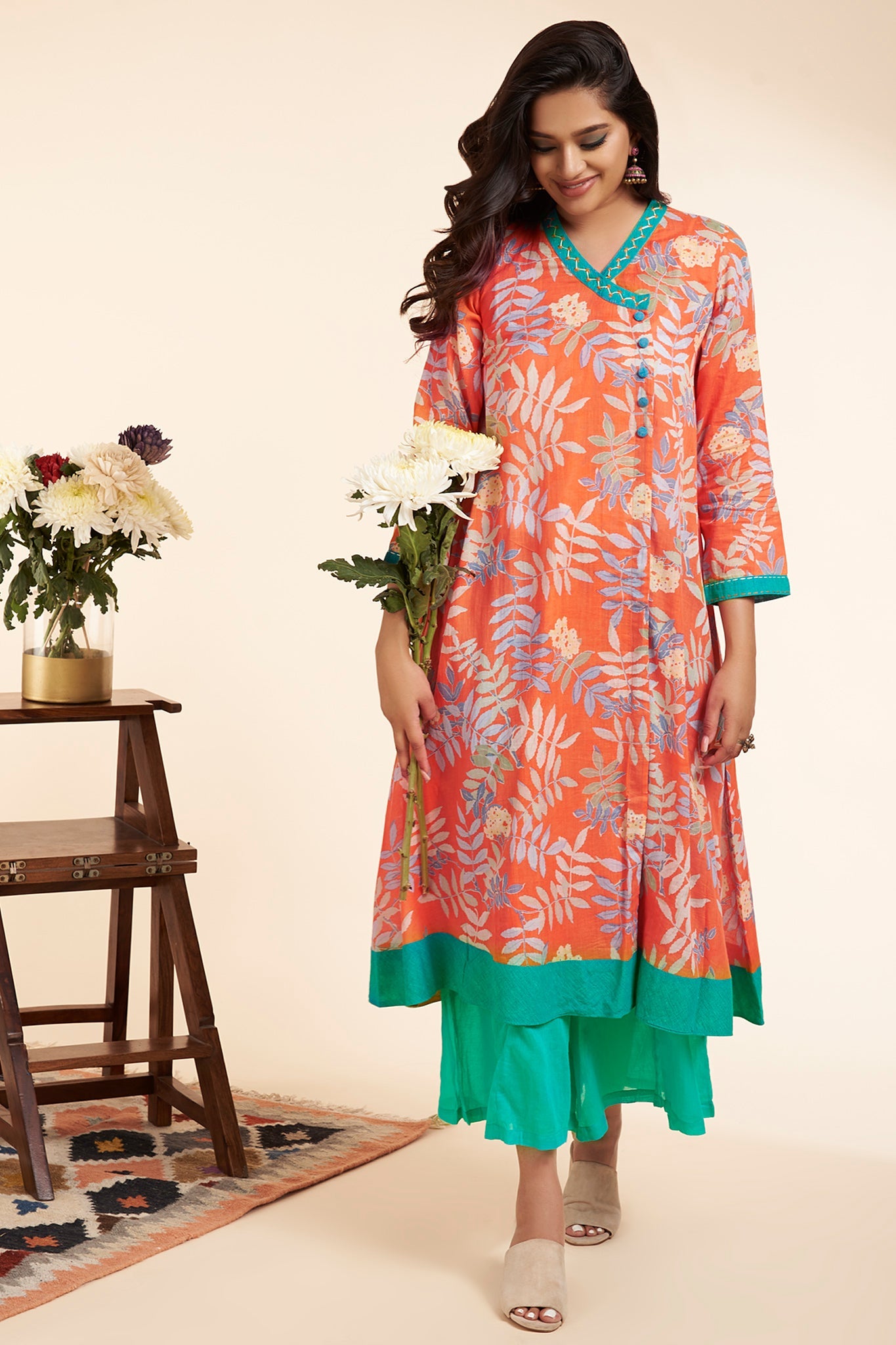 angrakha - orange sorbet & foliage