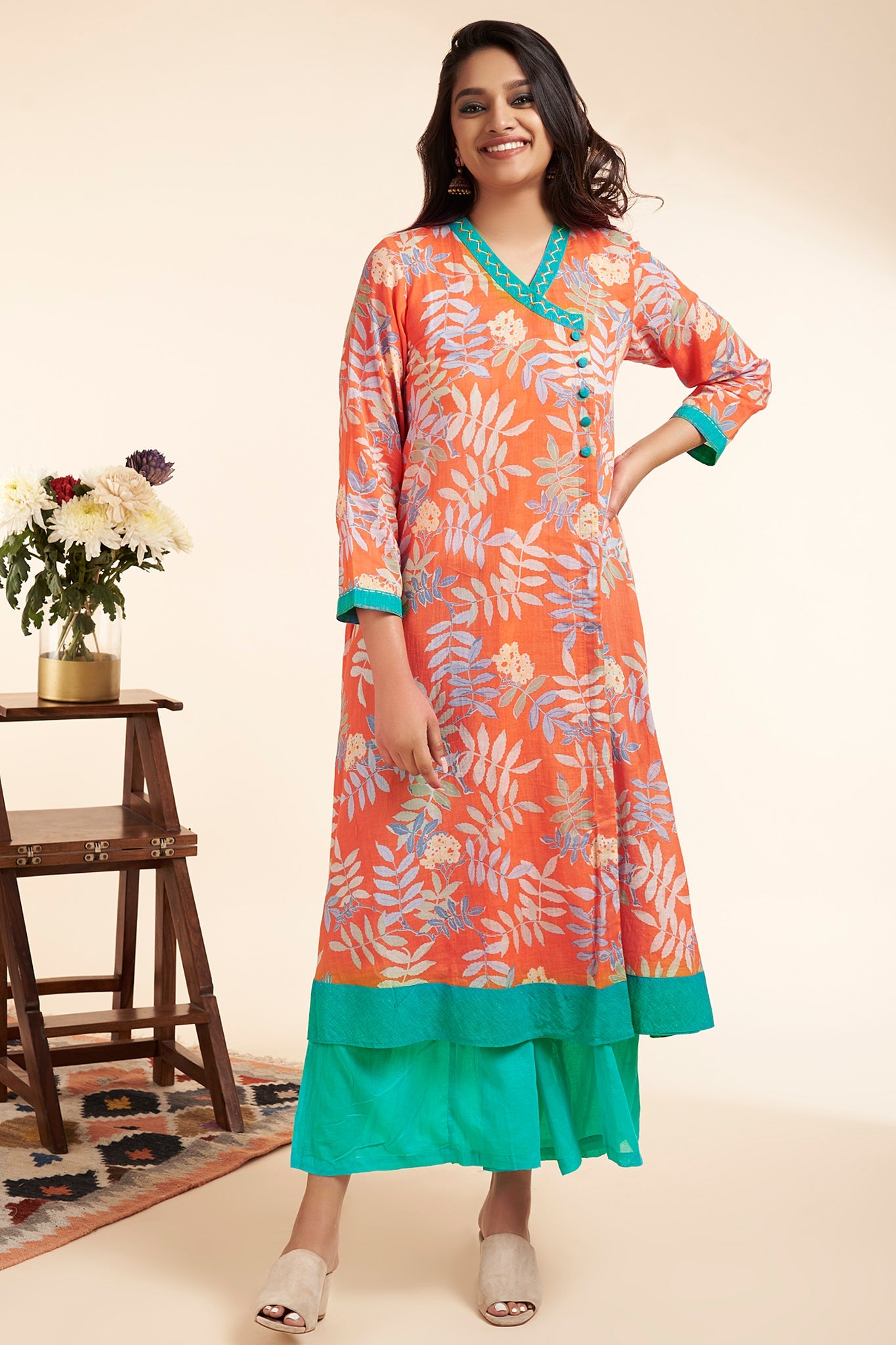angrakha - orange sorbet & foliage