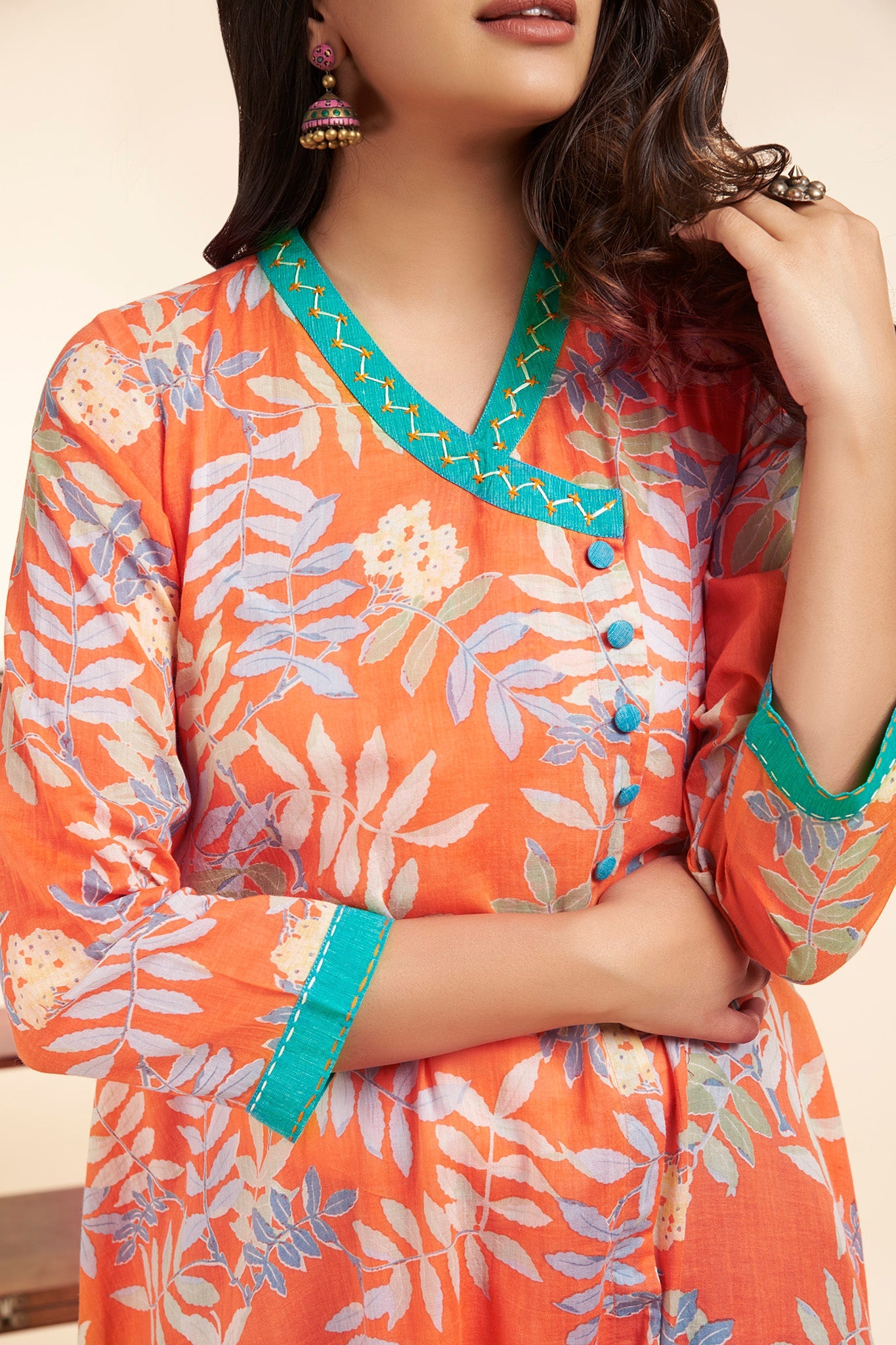 angrakha - orange sorbet & foliage