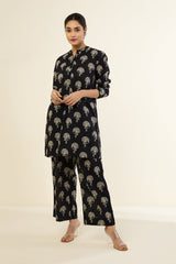 Ebony Tree Short Tunic with Sleeves
