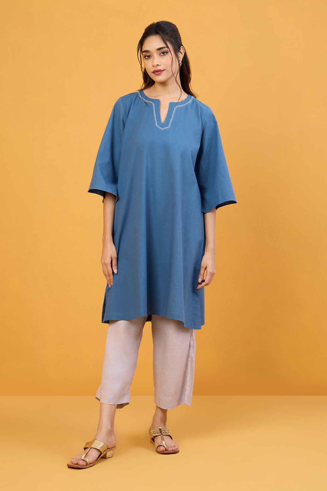 Azure Echo Essential Zen Tunic Kurta