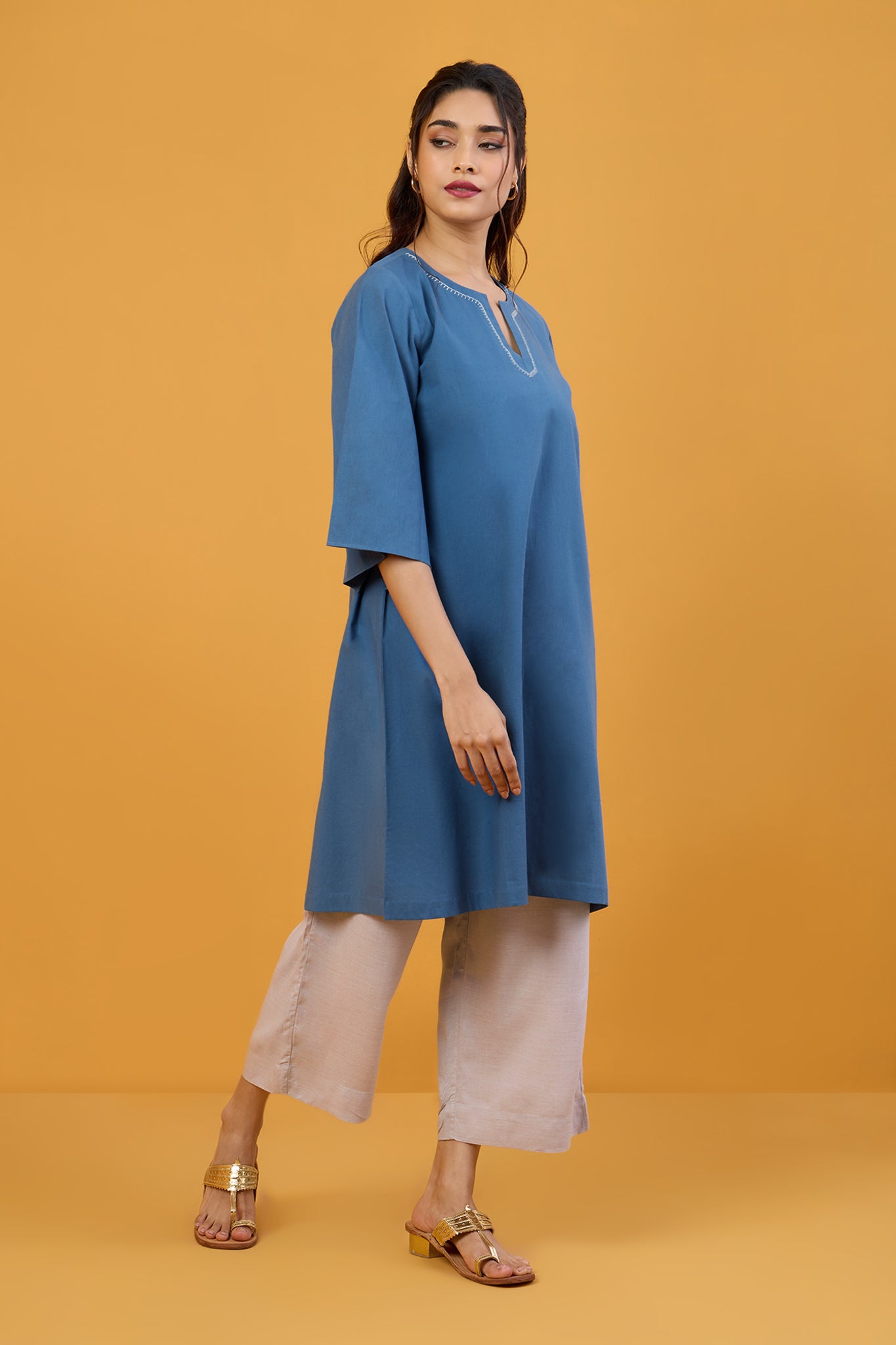 Azure Echo Essential Zen Tunic Kurta