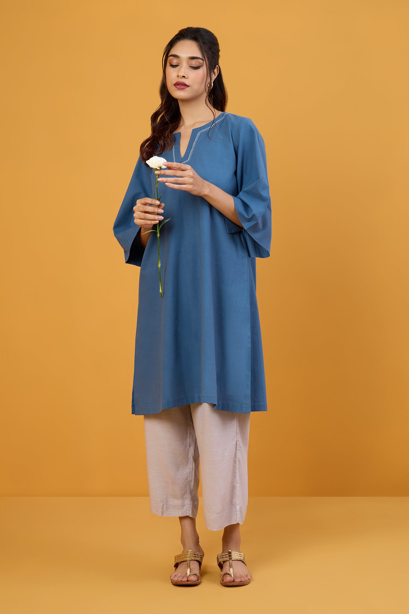 Azure Echo Essential Zen Tunic Kurta