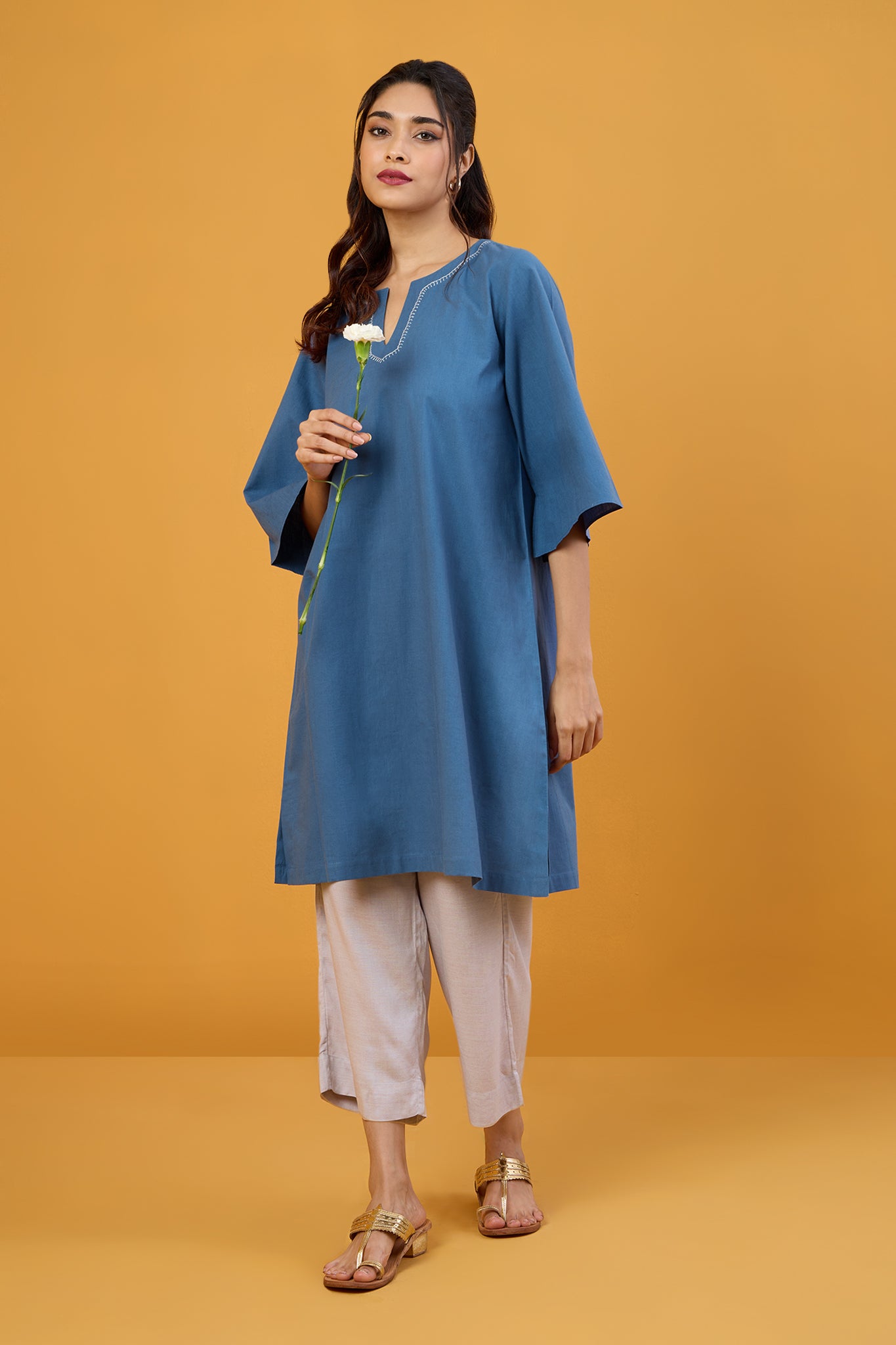 Azure Echo Essential Zen Tunic Kurta
