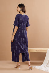 Amethyst Blend Round Neck Kurta
