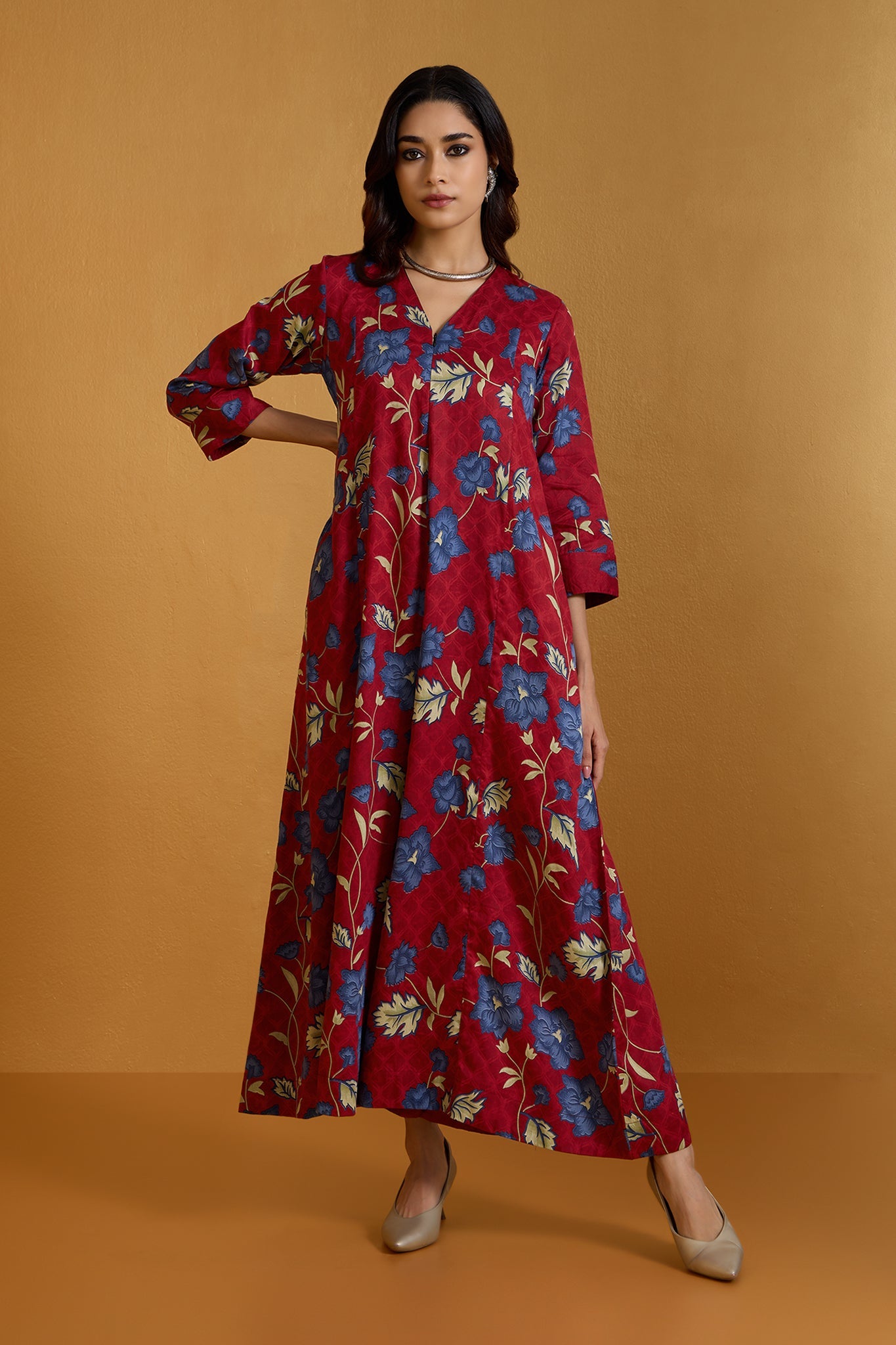 Cherry Garden Jumpsuit with Pockets