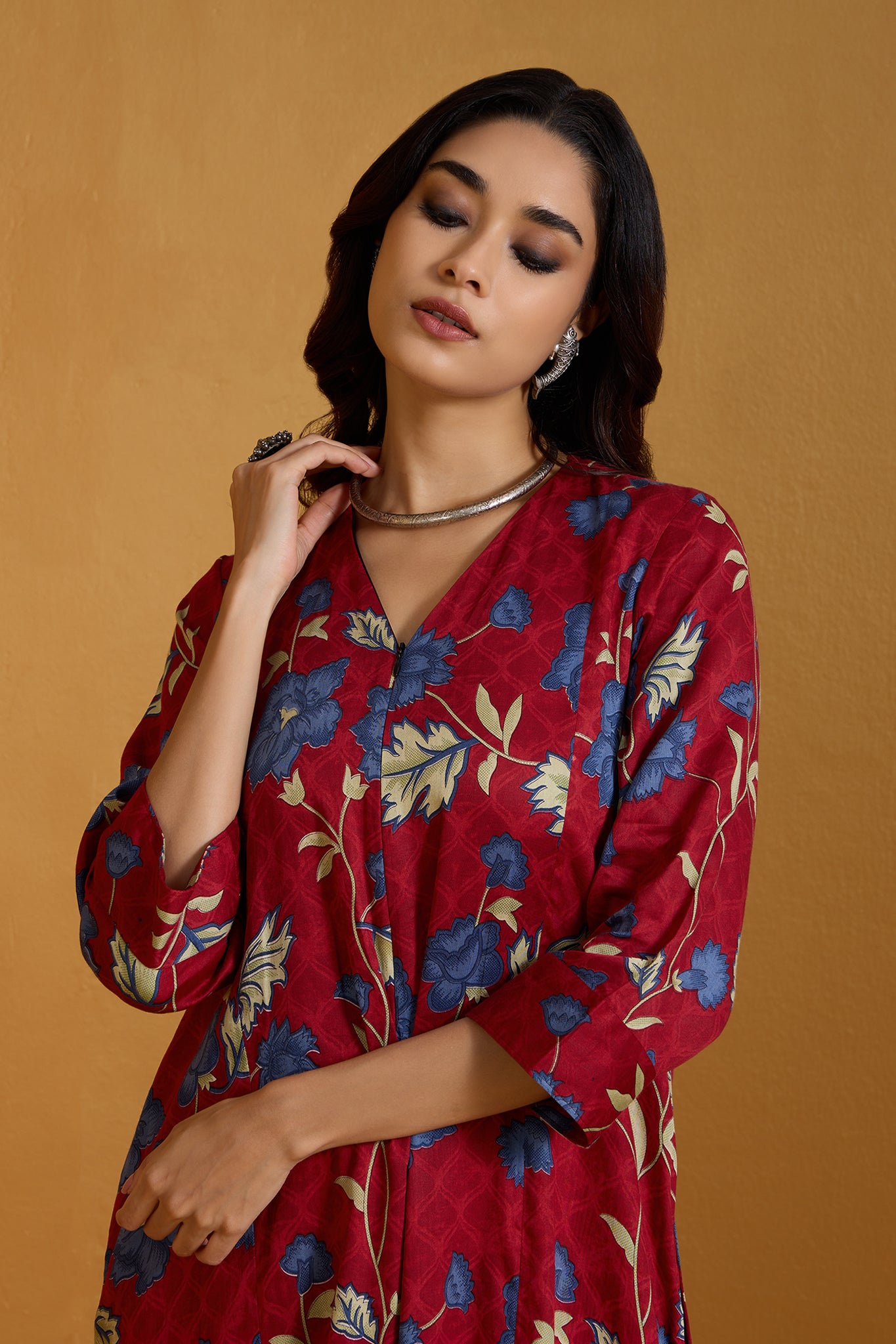 Cherry Garden Jumpsuit with Pockets