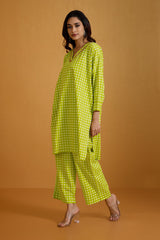 Co-ord Set Leisure Citrus Check Harmony (set of 2)