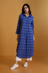 Bold Horizon Long Shirt Dress