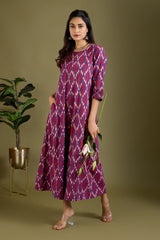 Crimson Amethyst Jumpsuit with Pockets