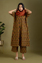 Co-ord set Cinder Glow drop shoulder tunic & pants (Set of 2)