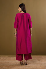 Imperial Gilded Rose Luxe Pintuck Long Dress