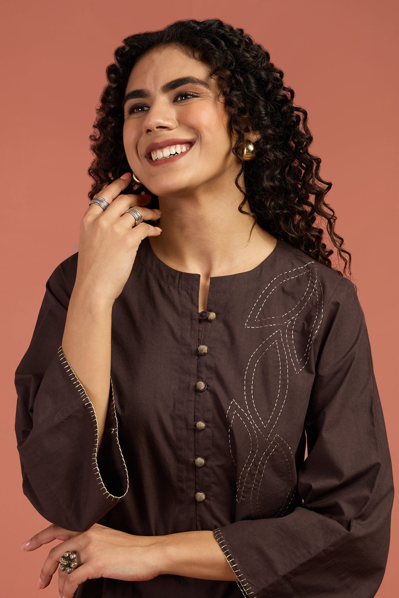 Co-ord Set Earthlit Charm Kurta & Pants