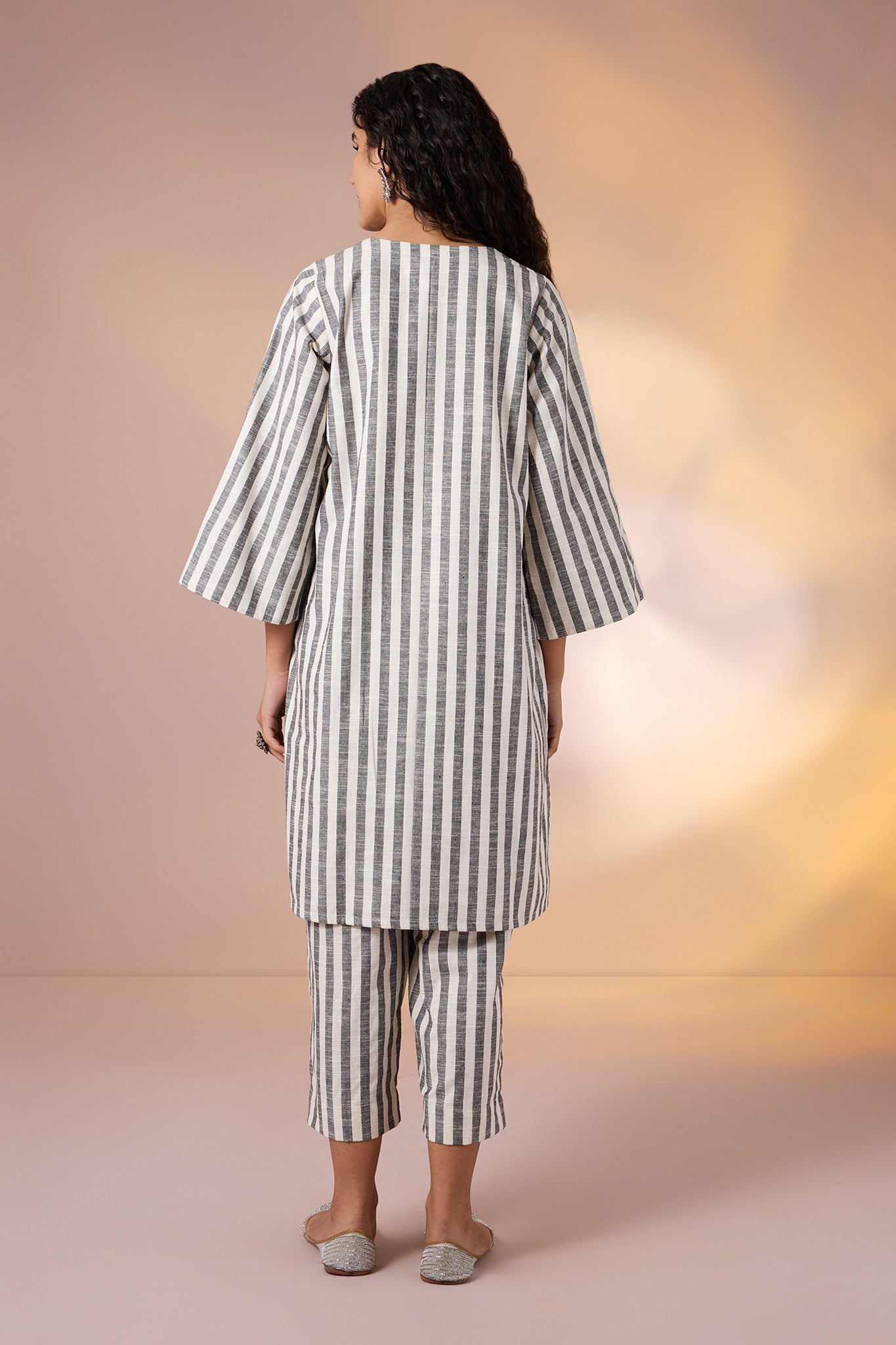 Co-ord Cloud Stripe Kurta & Pants