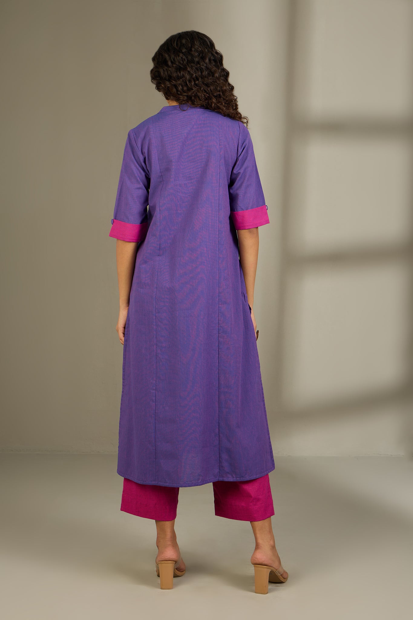 Co-ord Set Orchid Radiance Long Panel Kurta (Set of 2)