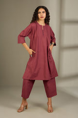 Leisure Kalidar Dusky Rose Kurta