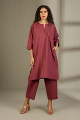 Leisure Kalidar Dusky Rose Kurta