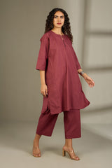 Leisure Kalidar Dusky Rose Kurta